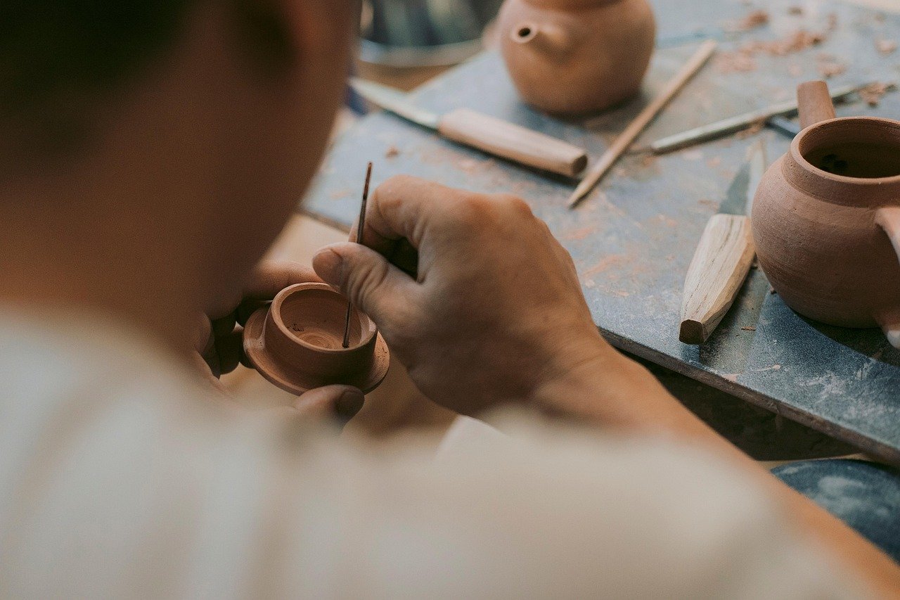 Hand-Painted Pottery